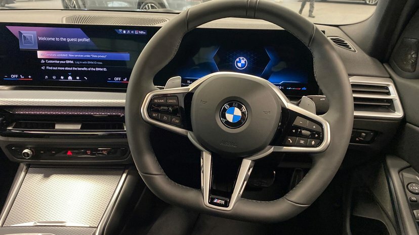 BMW 3 Series 320I M Sport Saloon RO26LTJ Black #5
