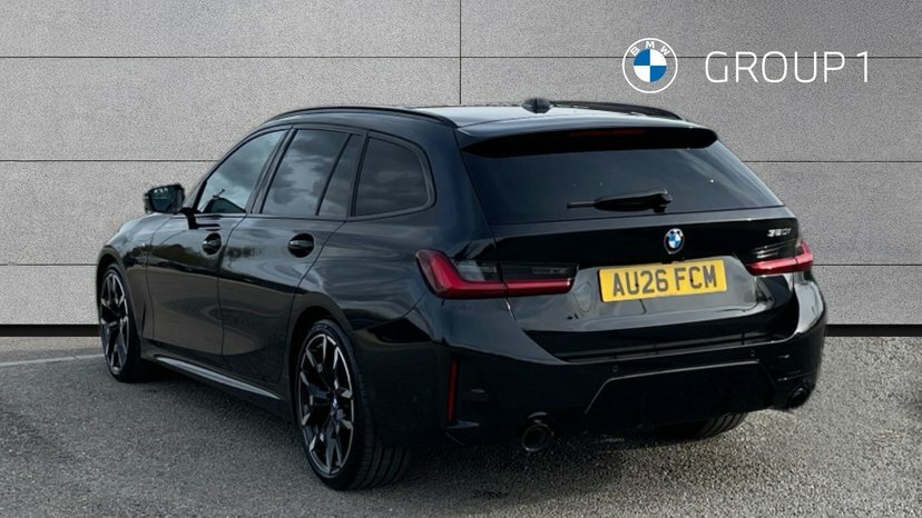 BMW 3 Series 320I M Sport Touring AU26FCM Black #2