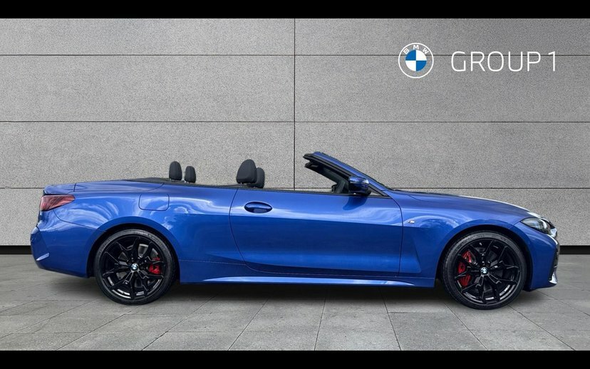 BMW 4 Series 420I M Sport Convertible LR26KOW Blue #3