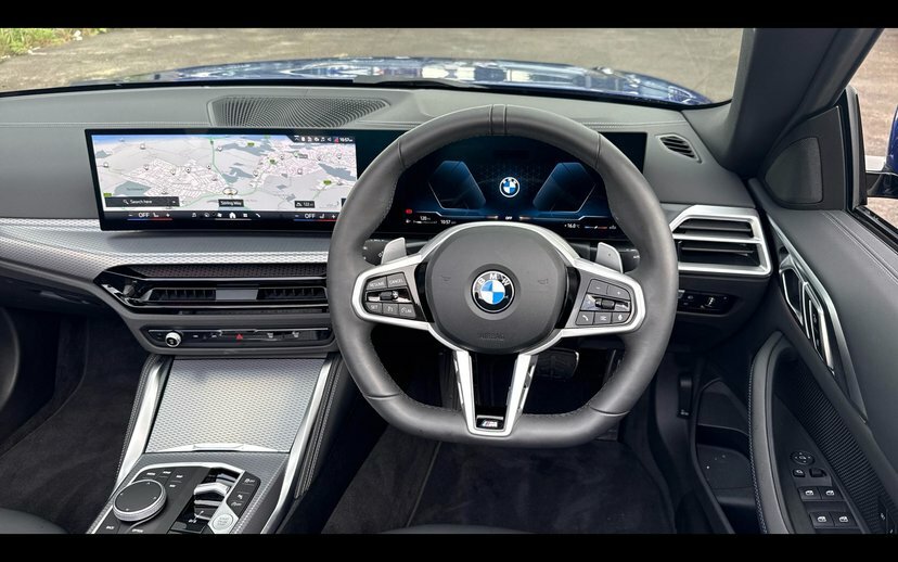 BMW 4 Series 420I M Sport Convertible LR26KOW Blue #5