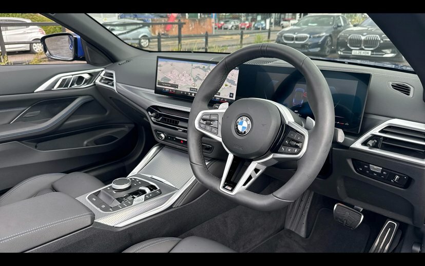 BMW 4 Series 420I M Sport Convertible LR26KOW Blue #6