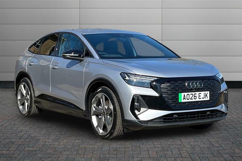 Audi Q4 E Tron 210Kw 45 82Kwh Black Edition Tech Pro Silver