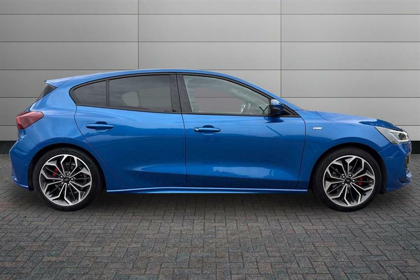 Ford Focus 1.0 Ecoboost Hybrid Mhev St-line X EF25YAW Blue #4