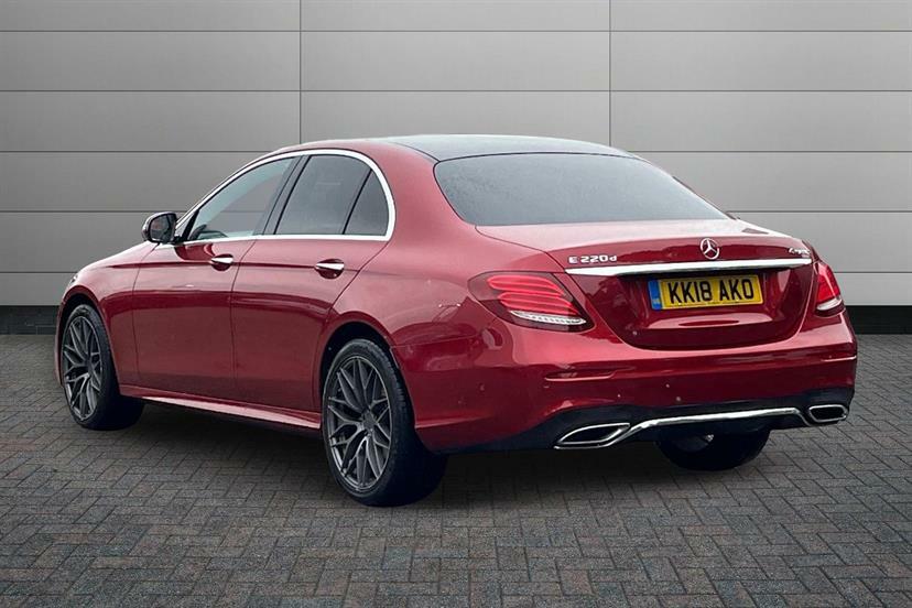 Mercedes-Benz E Class E220d 4Matic Amg Line Premium 9G-tronic Red #3