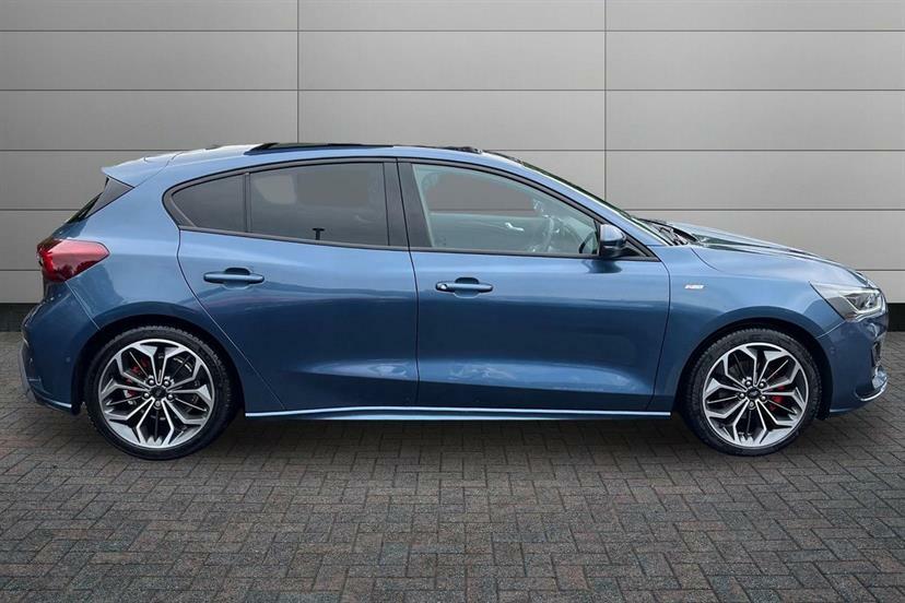 Ford Focus 1.0 Ecoboost Hybrid Mhev 155 St-line X Blue #4