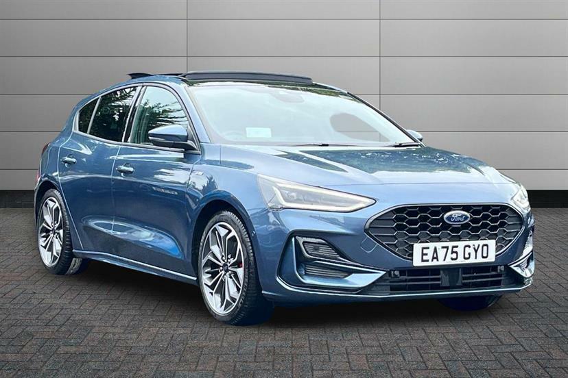 Ford Focus 1.0 Ecoboost Hybrid Mhev 155 St-line X Blue