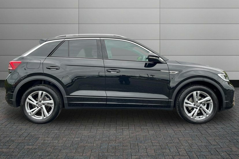 Volkswagen T-Roc 1.5 Tsi R-line Suv Dsg 150 Ps KP75MKO Black #4