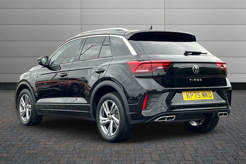 Volkswagen T-Roc 1.5 Tsi R-line Dsg Black #3