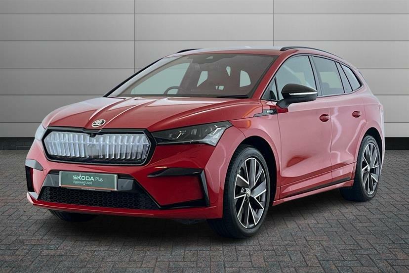 Skoda ENYAQ 195Kw 80X Sportline 82Kwh 4X4 Red #6