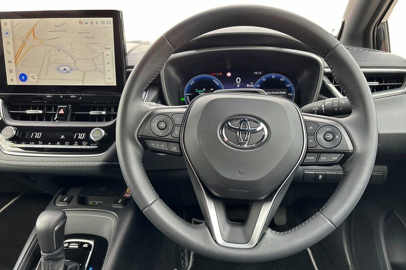 Toyota Corolla 2.0 Vvt-h Excel Hatchback Hybrid Cvt 1 Black #6