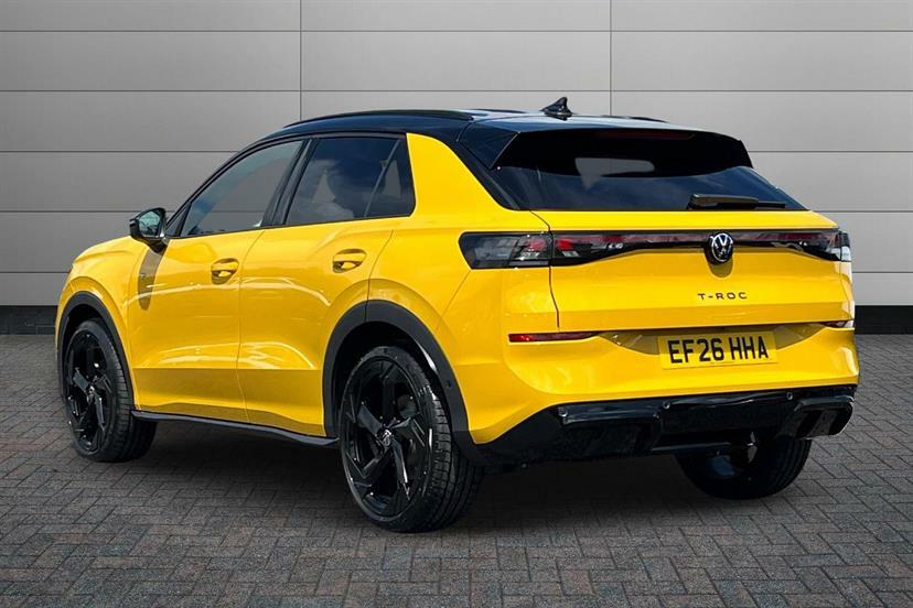 Volkswagen T-Roc 1.5 Etsi 150 R-line Dsg Yellow #2