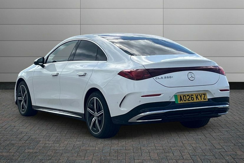 Mercedes-Benz CLA Class Cla250 85Kwh Amg Line Edition Saloon Electr AO26KYZ White #2