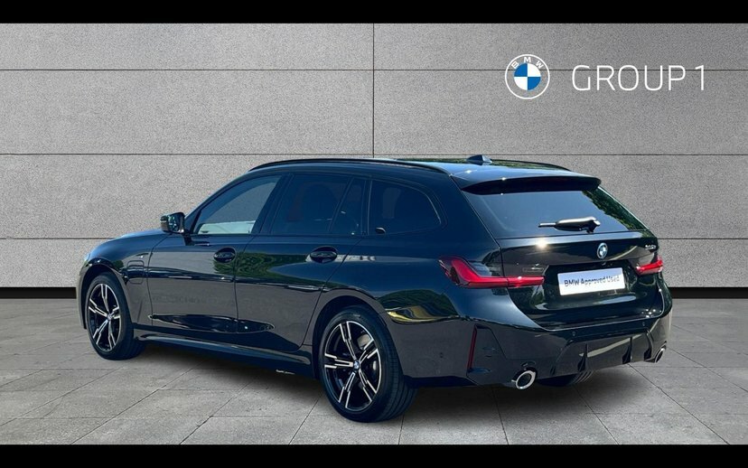 BMW 3 Series 330E M Sport Touring RX26FLN Black #2
