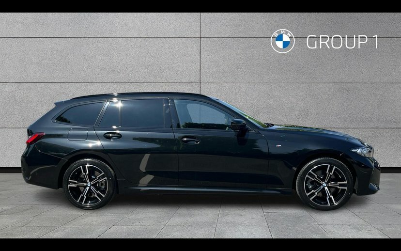 BMW 3 Series 330E M Sport Touring RX26FLN Black #3