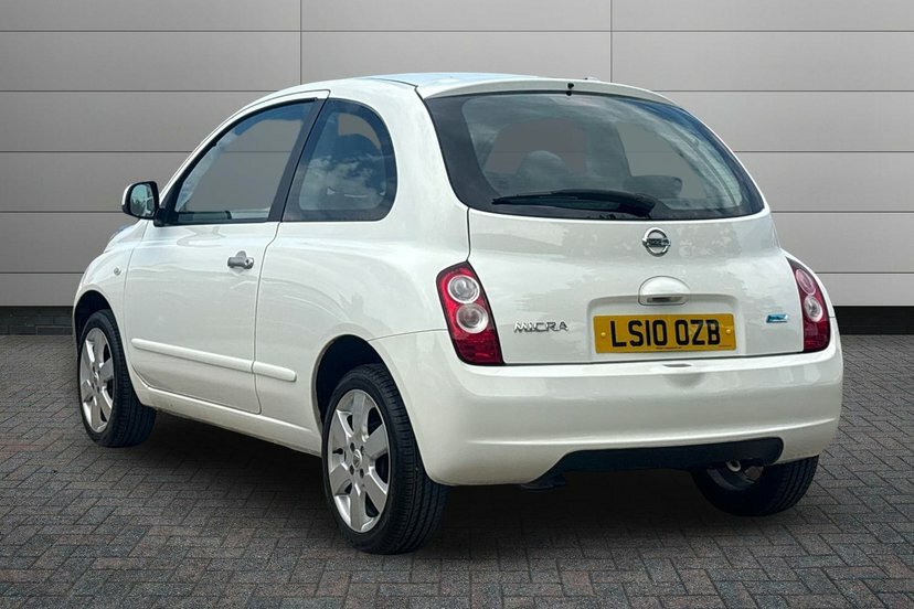 Nissan Micra 1.2 16V Acenta Hatchback 159 White #3