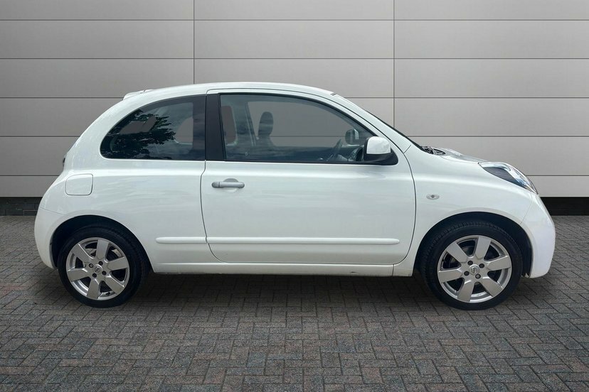 Nissan Micra 1.2 16V Acenta Hatchback 159 White #4