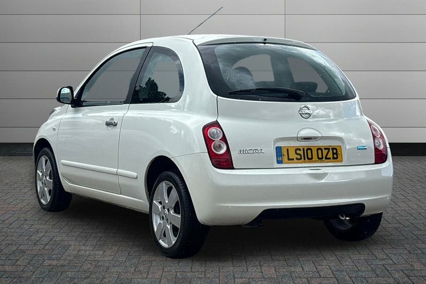 Nissan Micra 1.2 16V Acenta Hatchback 159 LS10OZB White #3