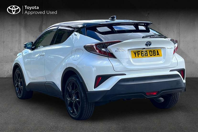 Toyota C-Hr 1.8 Hybrid Dynamic Cvt White #3