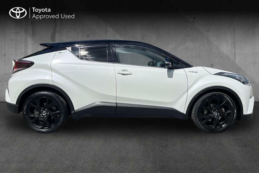Toyota C-Hr 1.8 Hybrid Dynamic Cvt White #4