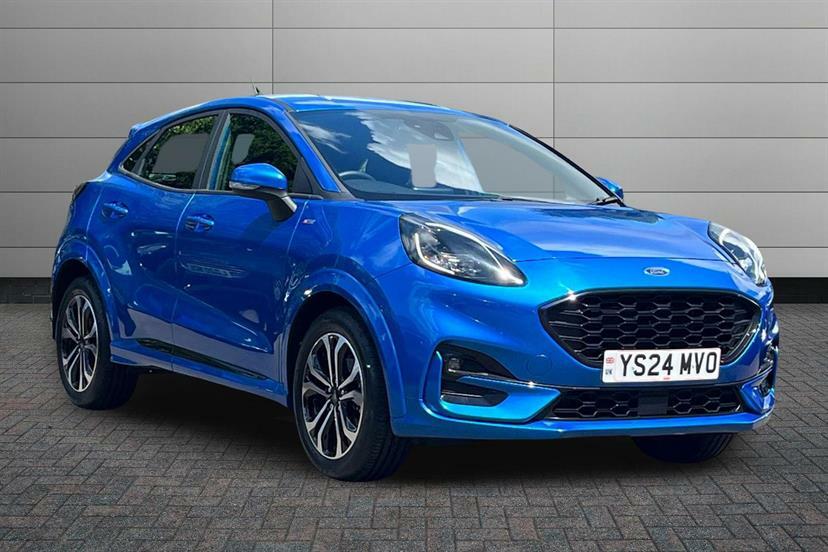 Ford Puma 1.0 Ecoboost Hybrid Mhev St-line YS24MVO Blue