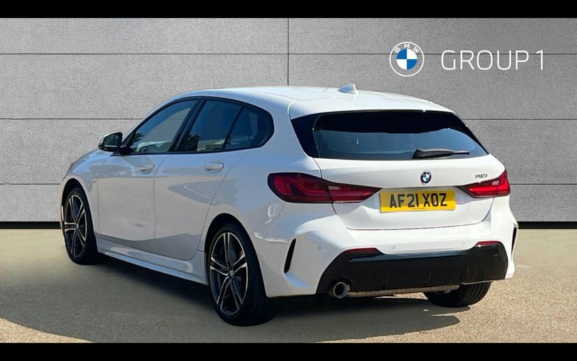 BMW 1 Series 118I M Sport AF21XOZ White #2