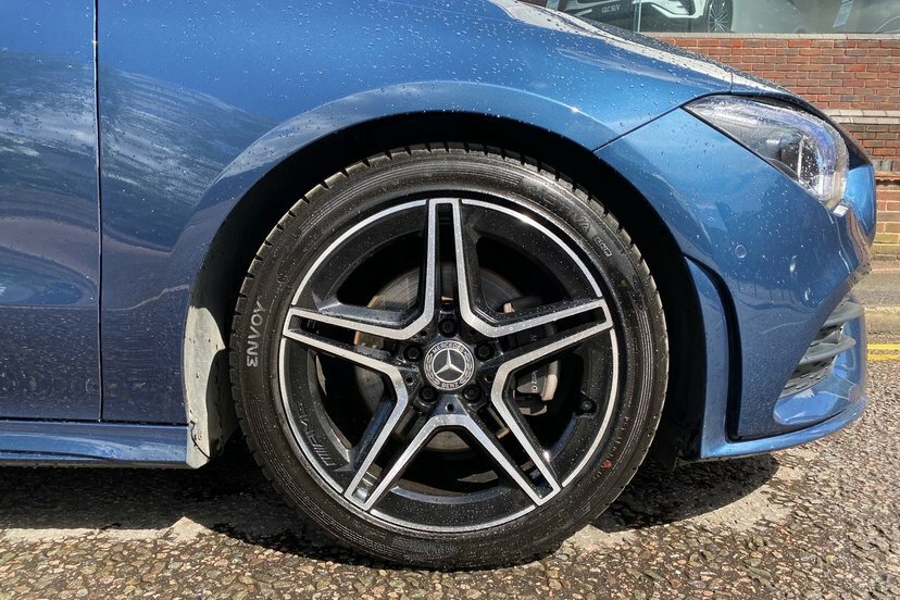 Mercedes-Benz CLA Class 1.3 Cla180 Amg Line Premium Coupe 7G- KP23ZGU Blue #4