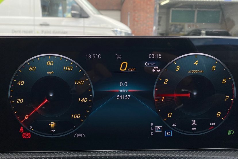 Mercedes-Benz CLA Class 1.3 Cla180 Amg Line Premium Coupe 7G- KP23ZGU Blue #6