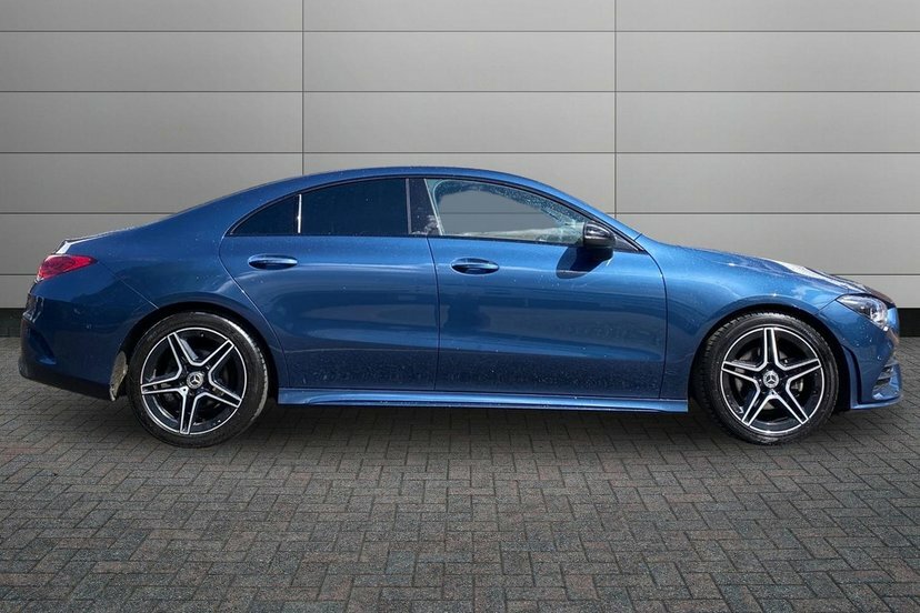 Mercedes-Benz CLA Class 1.3 Cla180 Amg Line Premium Coupe 7G- KP23ZGU Blue #3