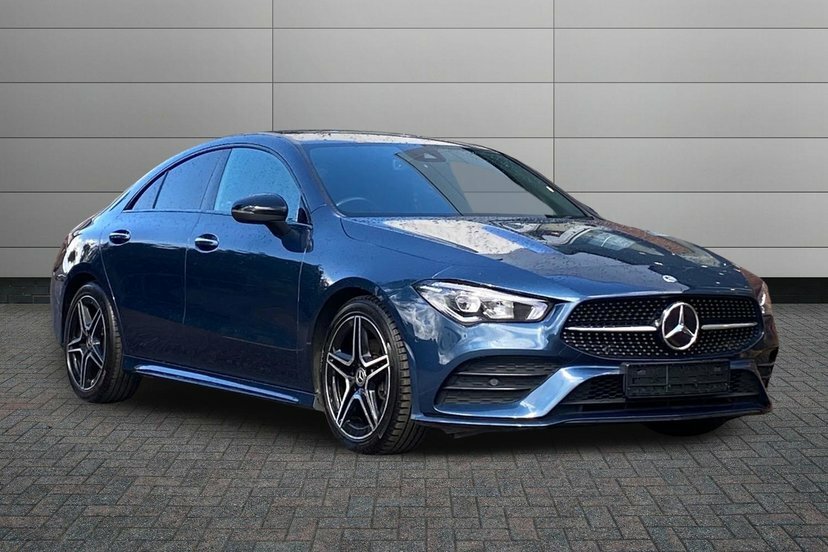 Mercedes-Benz CLA Class 1.3 Cla180 Amg Line Premium Coupe 7G- Blue