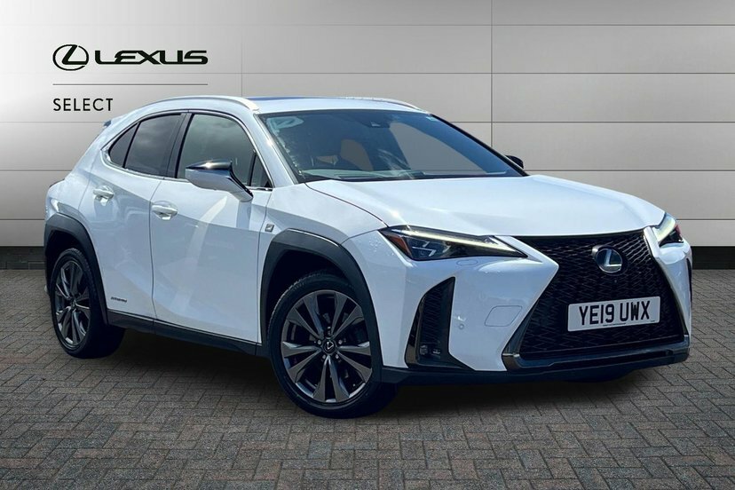 Lexus UX 2.0 300H F Sport Takumi Suv Hybrid E-cv YE19UWX White