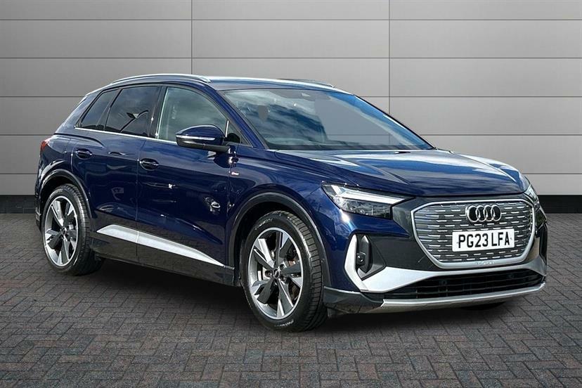 Audi Q4 E Tron 150Kw 40 82Kwh S Line Cstech Pack Blue