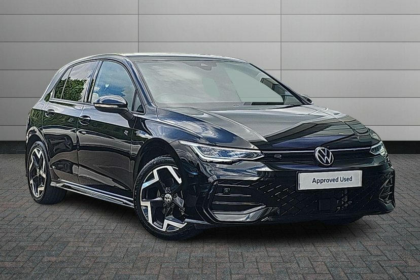 Volkswagen Golf 1.5 Etsi Mhev R-line Hatchback Hybrid D Black