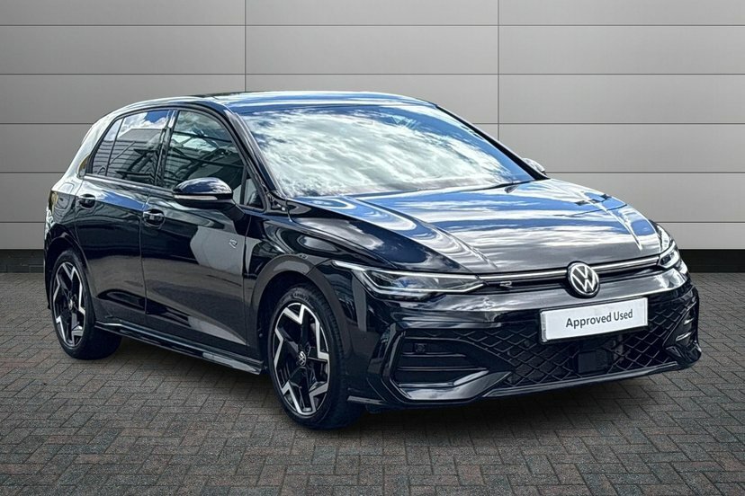 Volkswagen Golf 1.5 Etsi Mhev R-line Hatchback Hybrid D Black