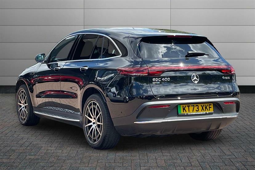 Mercedes-Benz EQC 400 300Kw Amg Line Edition 80Kwh Black #2