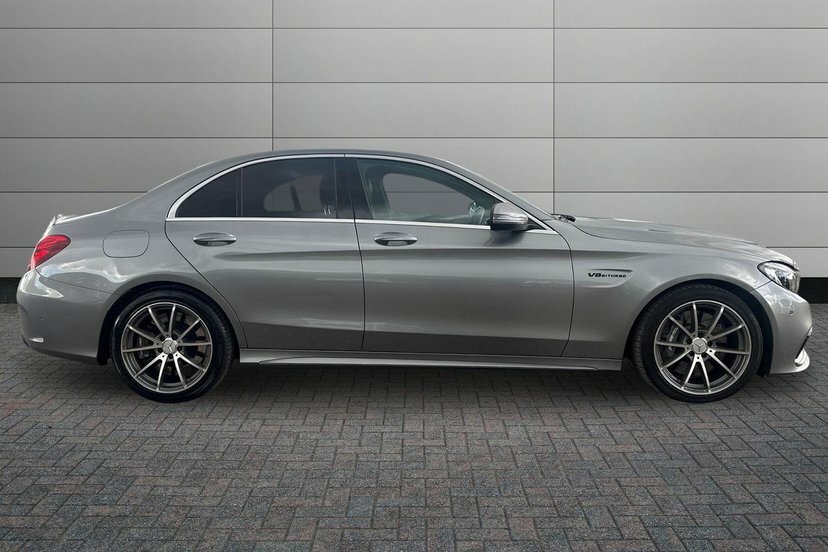 Mercedes-Benz C Class 4.0 C63 V8 Biturbo Amg Saloon Spds Mct Silver #4