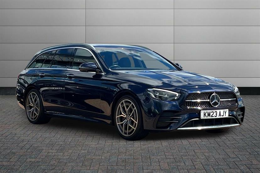 Mercedes-Benz E Class E220d 200 Amg Line Premium 9G-tronic Blue