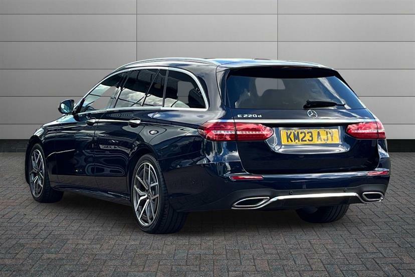 Mercedes-Benz E Class E220d 200 Amg Line Premium 9G-tronic Blue #2