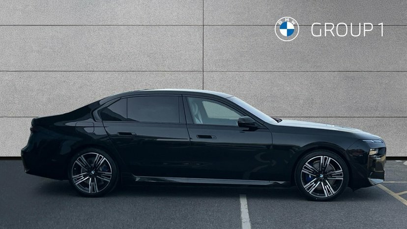 BMW 7 Series 750E Xdrive M Sport Black #3