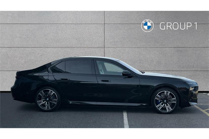 BMW 7 Series 750E Xdrive M Sport Black #3