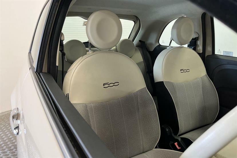Fiat 500 Hatchback White #28