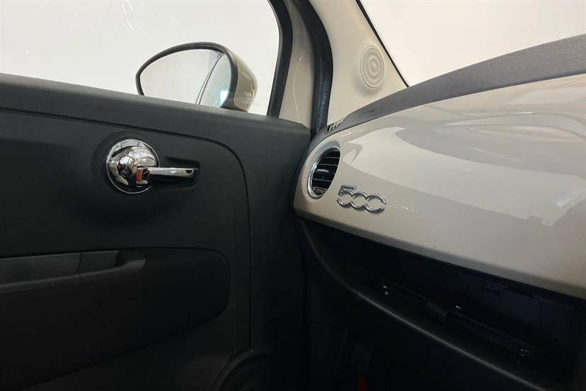 Fiat 500 Hatchback White #13