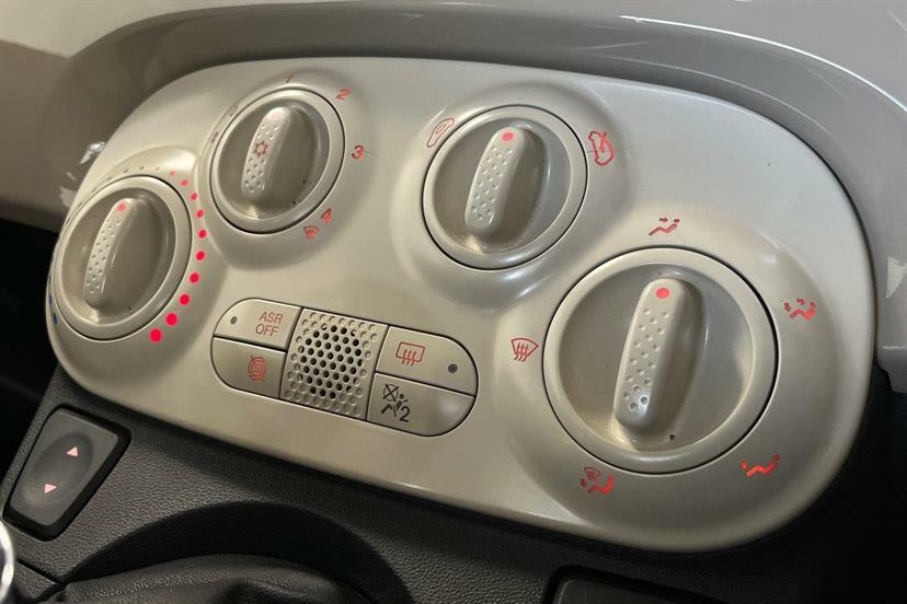 Fiat 500 Hatchback White #15