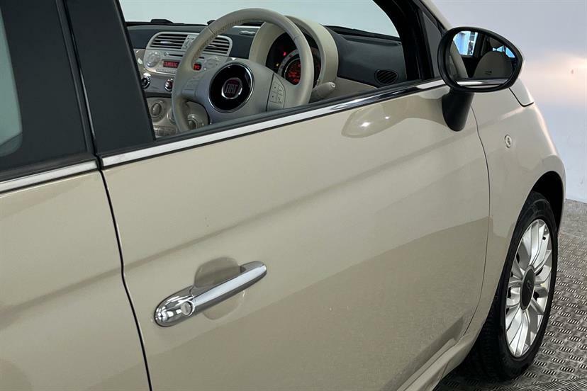 Fiat 500 Hatchback White #22