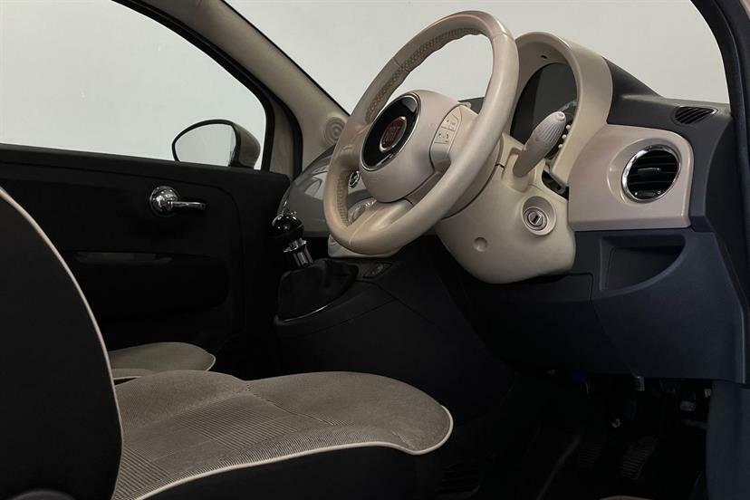 Fiat 500 Hatchback White #12