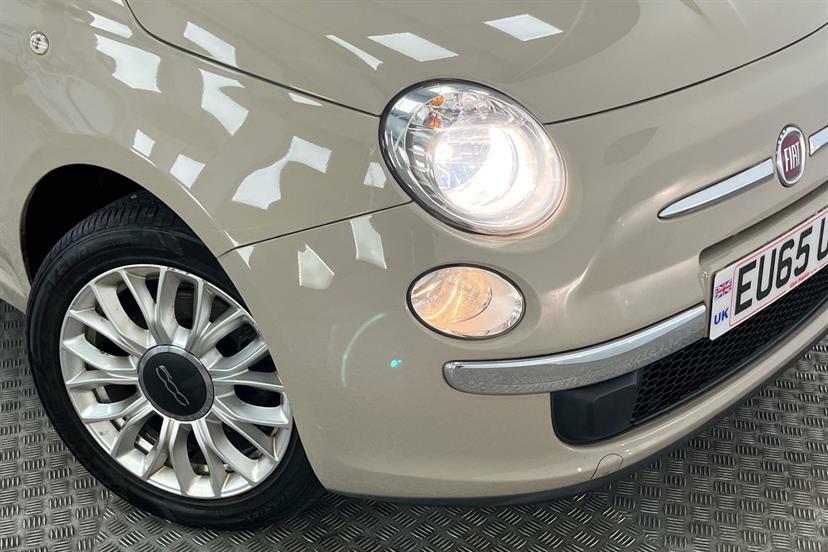 Fiat 500 Hatchback White #23