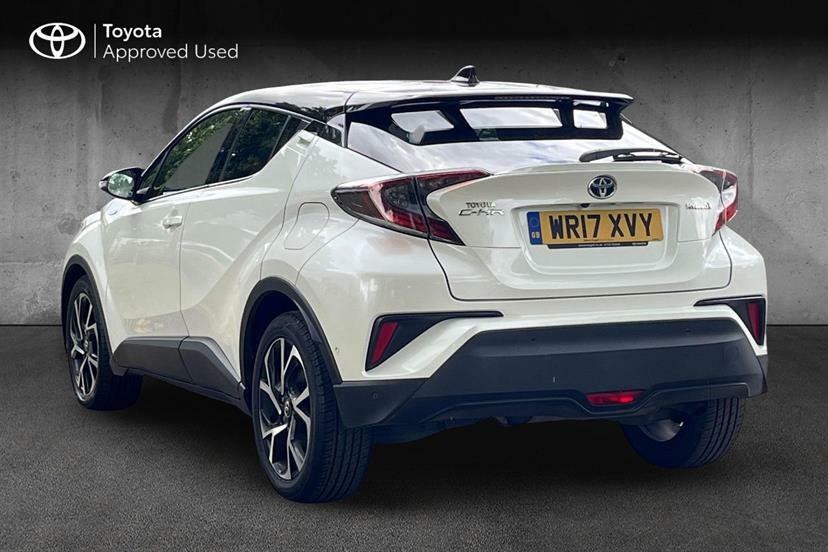 Toyota C-Hr 1.8 Hybrid Dynamic Cvt White #3