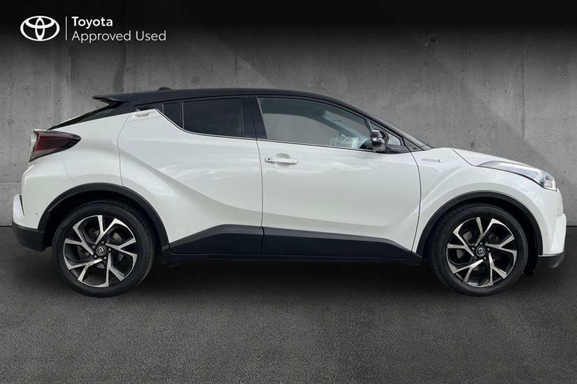 Toyota C-Hr 1.8 Hybrid Dynamic Cvt White #4