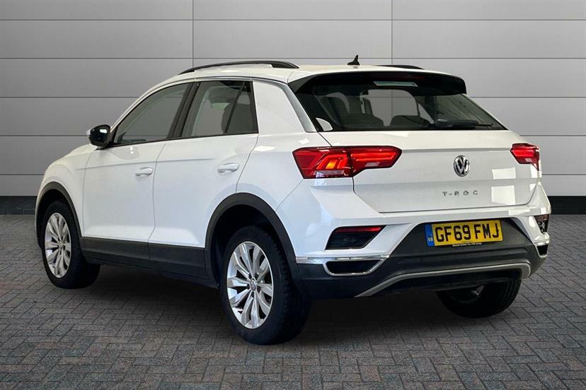 Volkswagen T-Roc 1.5 Tsi Evo Se Dsg White #3