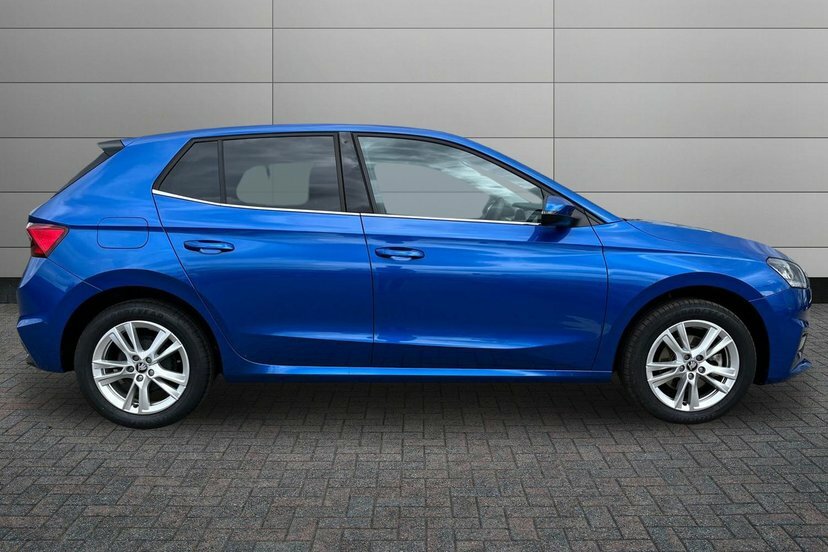 Skoda Fabia 1.0 Tsi Se L Edition Hatchback Dsg 116 KR75WAO Blue #4