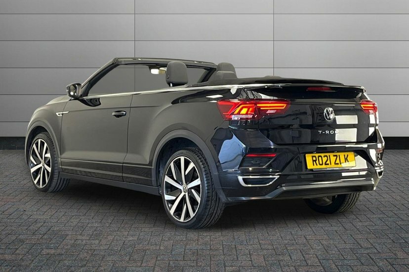 Volkswagen T-Roc 1.5 Tsi Evo R-line Cabriolet Dsg 150 P RO21ZLK Black #3